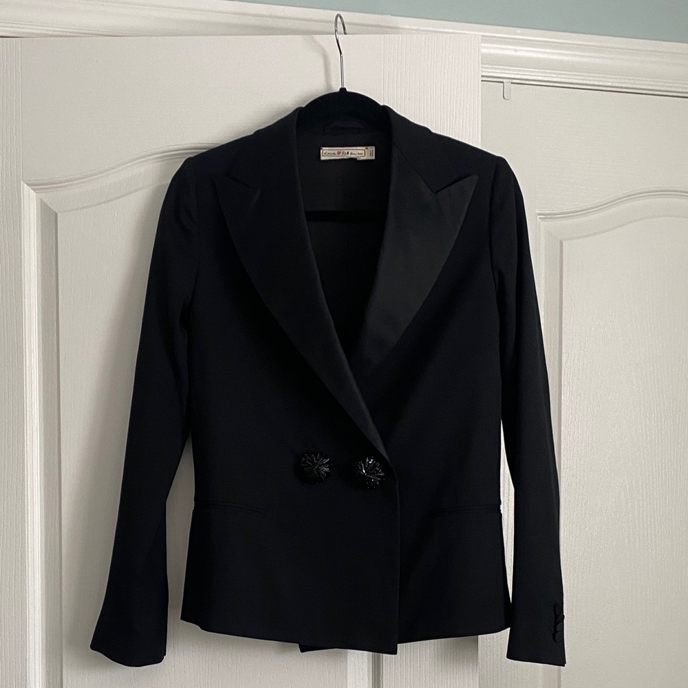 Lanvin H&M Black Double-Breasted Blazer